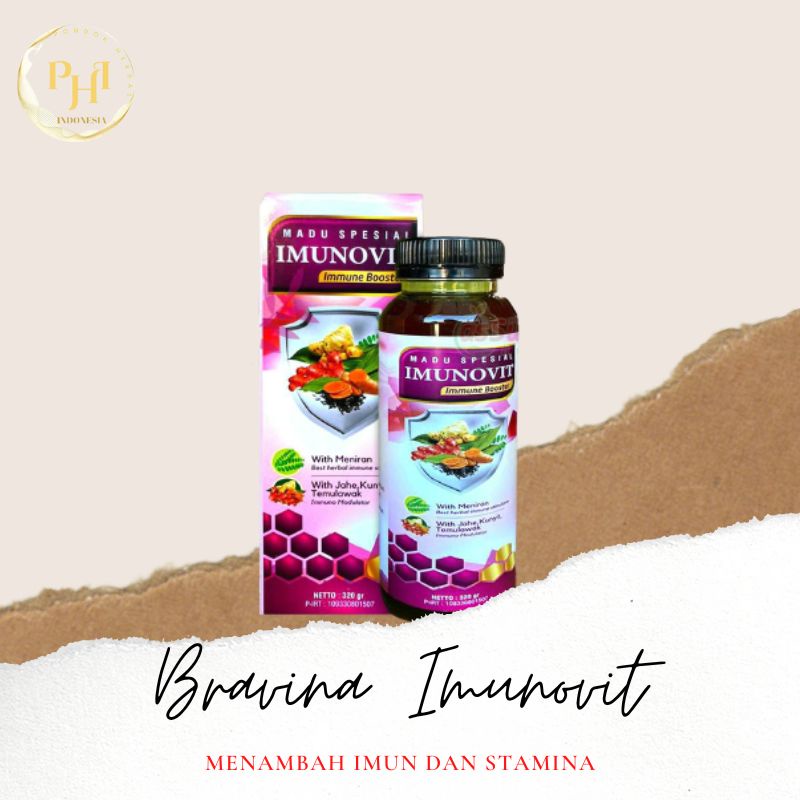 

Madu Bravina Imunovit 320gr | Menambah Daya tahan tubuh
