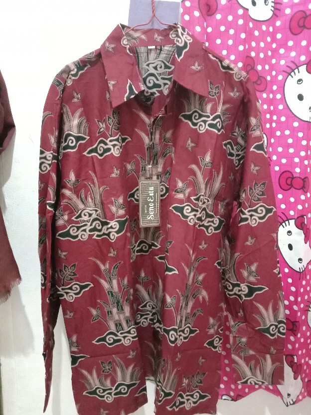 Kemeja Batik Reguler Fit Lengan Panjang Modern Ori Baju Batik Pria Pekalongan