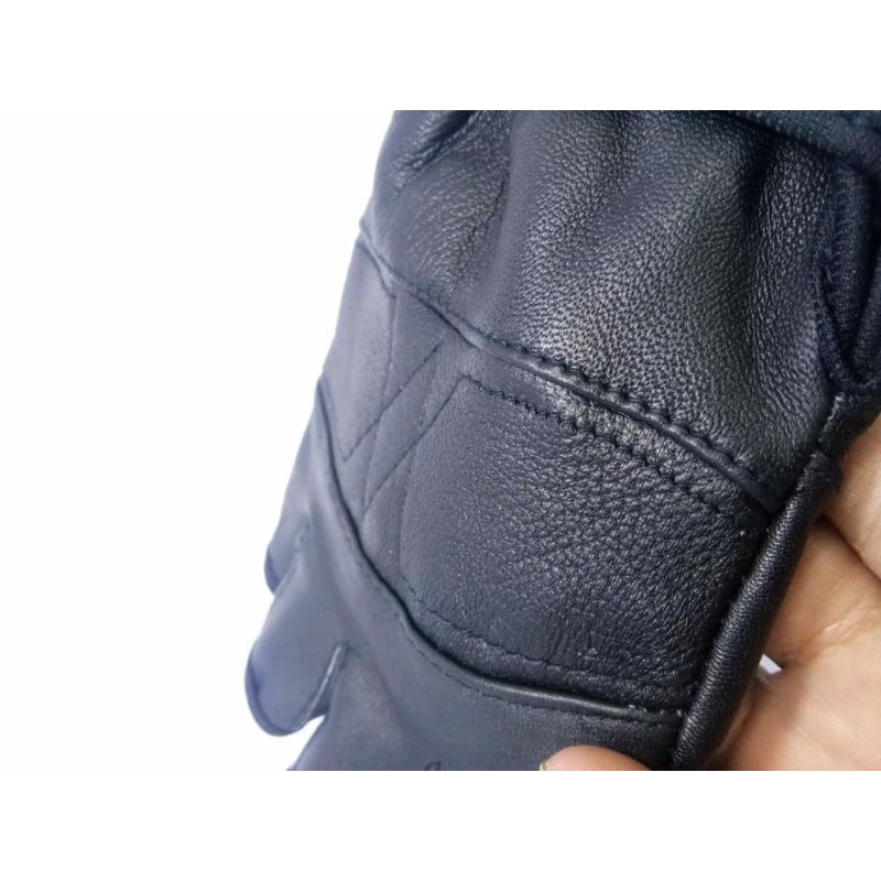 GET NOW Sarung Tangan Kulit Asli setengah jari original motor Pria daily man Gloves