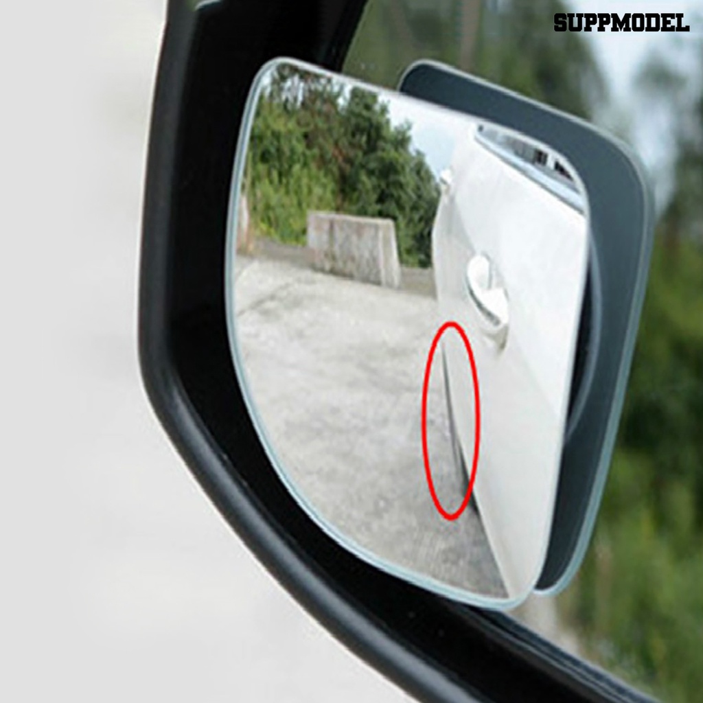 Sl 1pasang Kaca Spion Blind Spot Wide Angle Dapat Diatur Untuk Mobil Universal