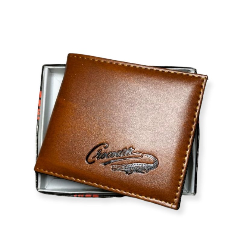 Dompet Cowok Lipat 2 Dompet cowok + Box-Crocodile
