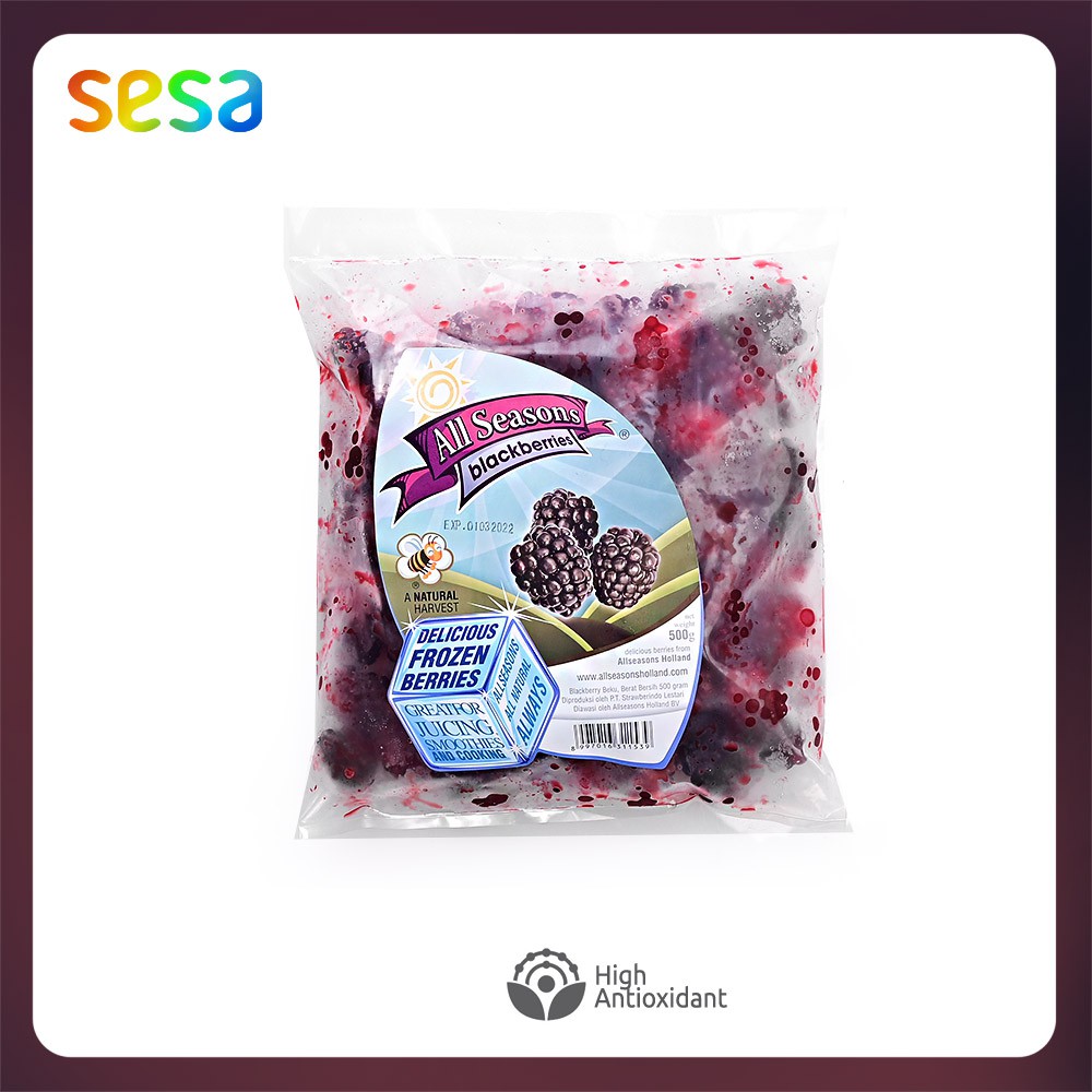 

All Seasons - Blackberry Frozen 500 g