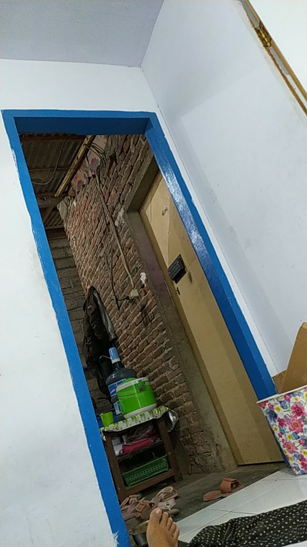 Kunci Pintu Besar Plat Putih Kuning Panjang 25 Cm / Handel Pintu Besar Plat