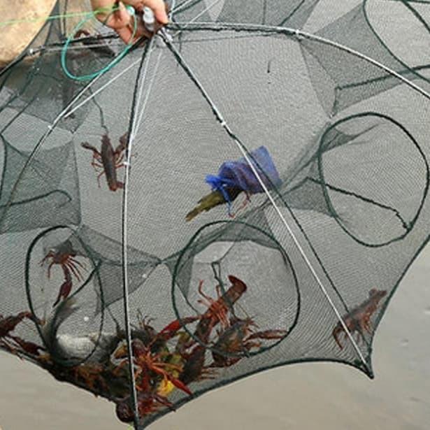 Perangkap ikan / Bubu ikan / jebakan jaring Ikan udang 8 Lubang