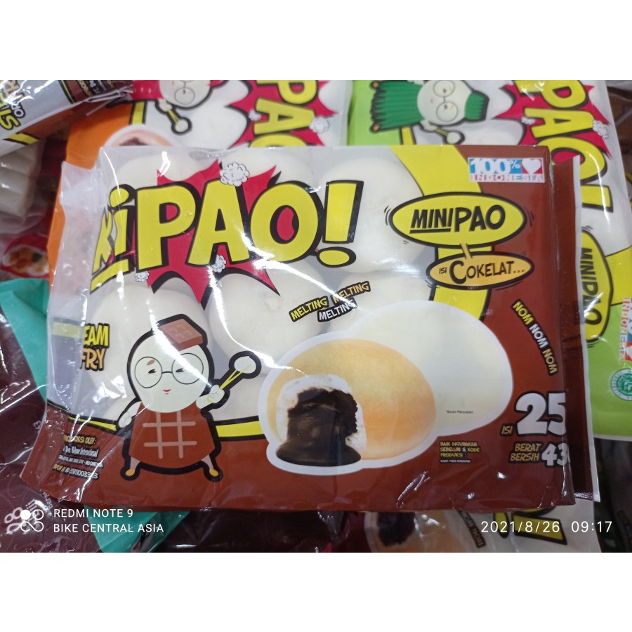 

KIPAO MINIPAO ISI COKLAT - 25PCS