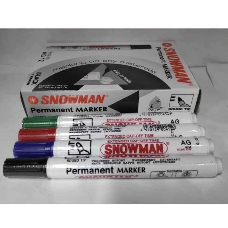 

Spidol papan tulis permanent Snowman