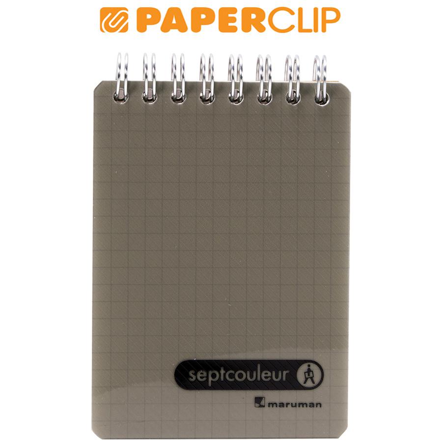 

NOTEBOOK A7 MARUMAN SEPTCOULEUR N577/B-11 SPIRAL GREY