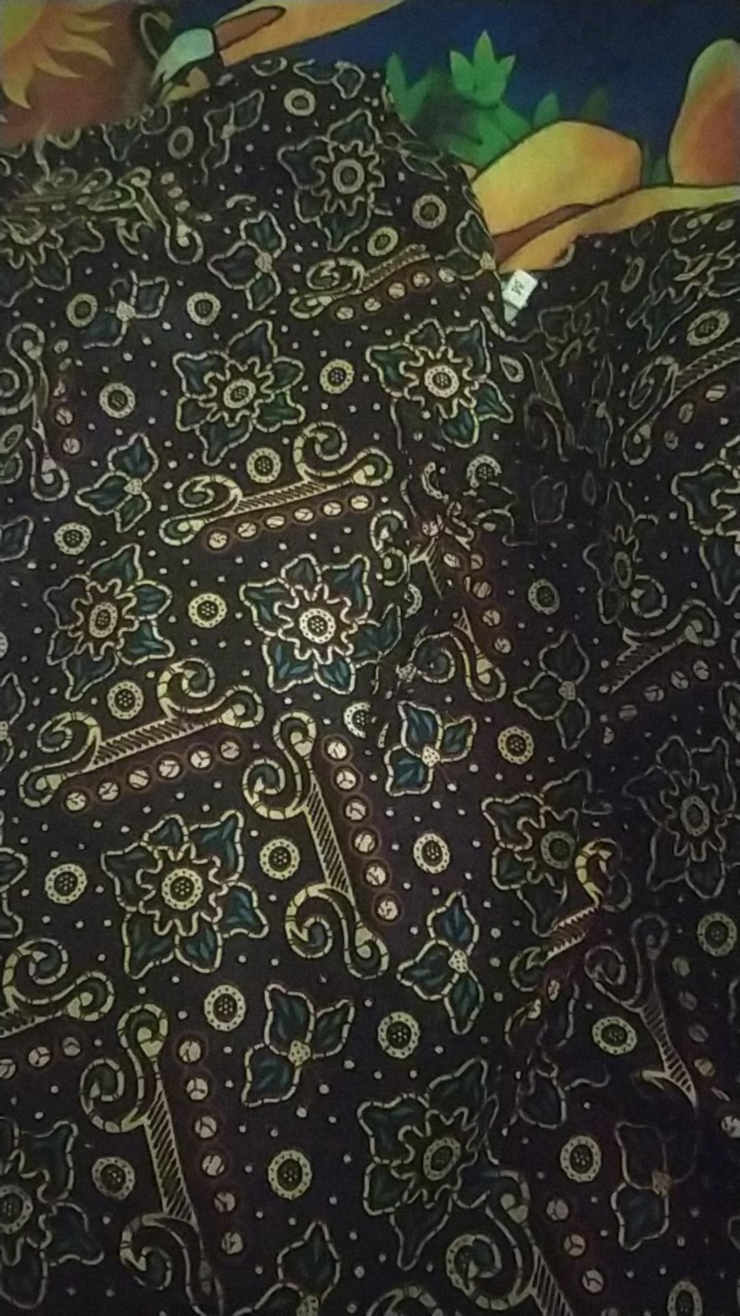 Tey-17 Batik Wanita Asj Sa Hrb026 Kenongo Kemeja Tosca Pendek