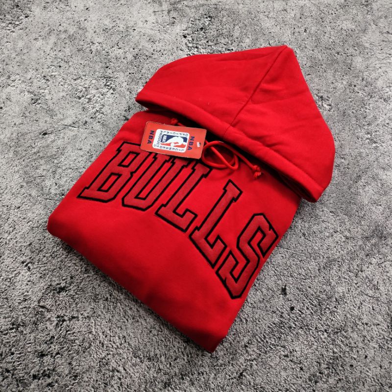 SWEATER HOODIE BULLS NBA BORDIR FULLTAG &amp; LEBEL