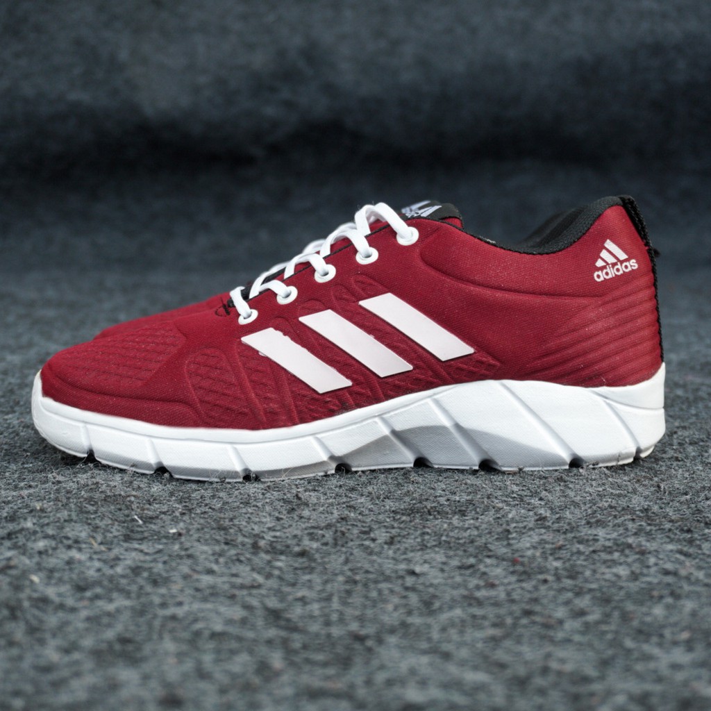 SSR- Bayar Di Tempat Sepatu Sneakers Olahraga Pria Adidas Robot Merah Running Cowok Snikers Kekinian