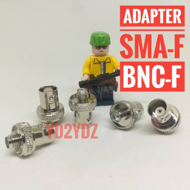konektor ht adapter sma female bnc female antena baofeng sambungan connector antena luar antenna ht
