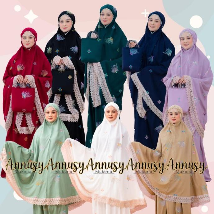 Mukena Dewasa Bordir Merak Mukena Dewasa Bordir Mewah Adelonel