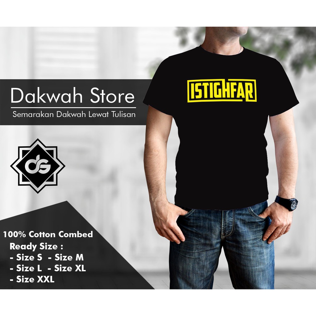 Kaos/Baju Dakwah Istighfar Baru
