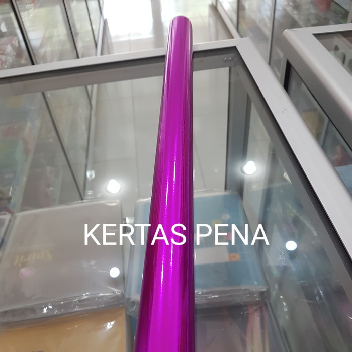 

Jual KERTAS METALIK WARNA PINK / KERTAS MENGKILAP / UKURAN 65 X 50 CM Diskon