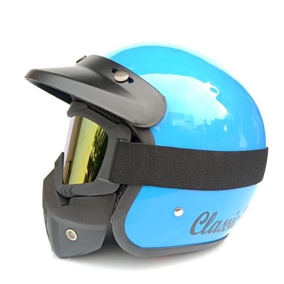helm bogo dewasa kacamata google mask helem cros promo murah terlaris
