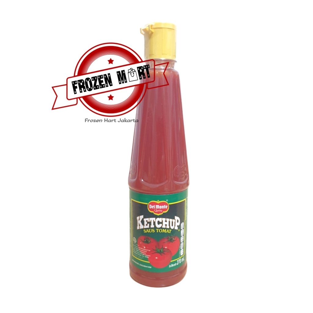 DELMONTE Saus / Saos Tomat Botol 270 Ml