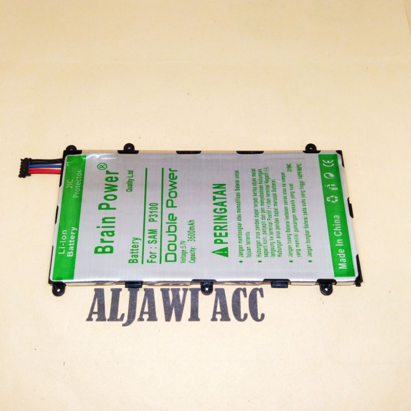 Baterai Bt Batre Battery Samsung Galaxy Tab 2 GT-P3100 / P6200 Doubel Power Battery