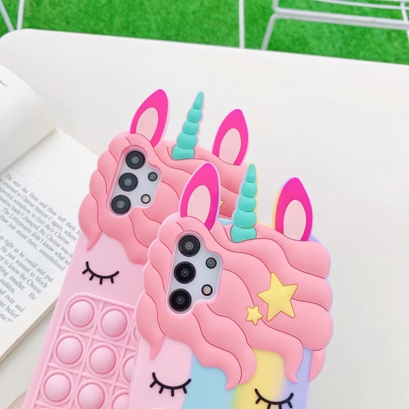 UNICORN POP IT UP CASE IPHONE 13 13 Pro 6 7 8 PLUS 11 11pro 11promax 12mini 12pro 12promax PRO MAX Samsung A50 A70 A21s A22 M22 A32 M32