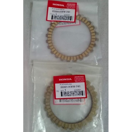 Kampas Kopling Asli Revo 110 FI New AHM 22201-KWW-741 & 22204-KWW-741