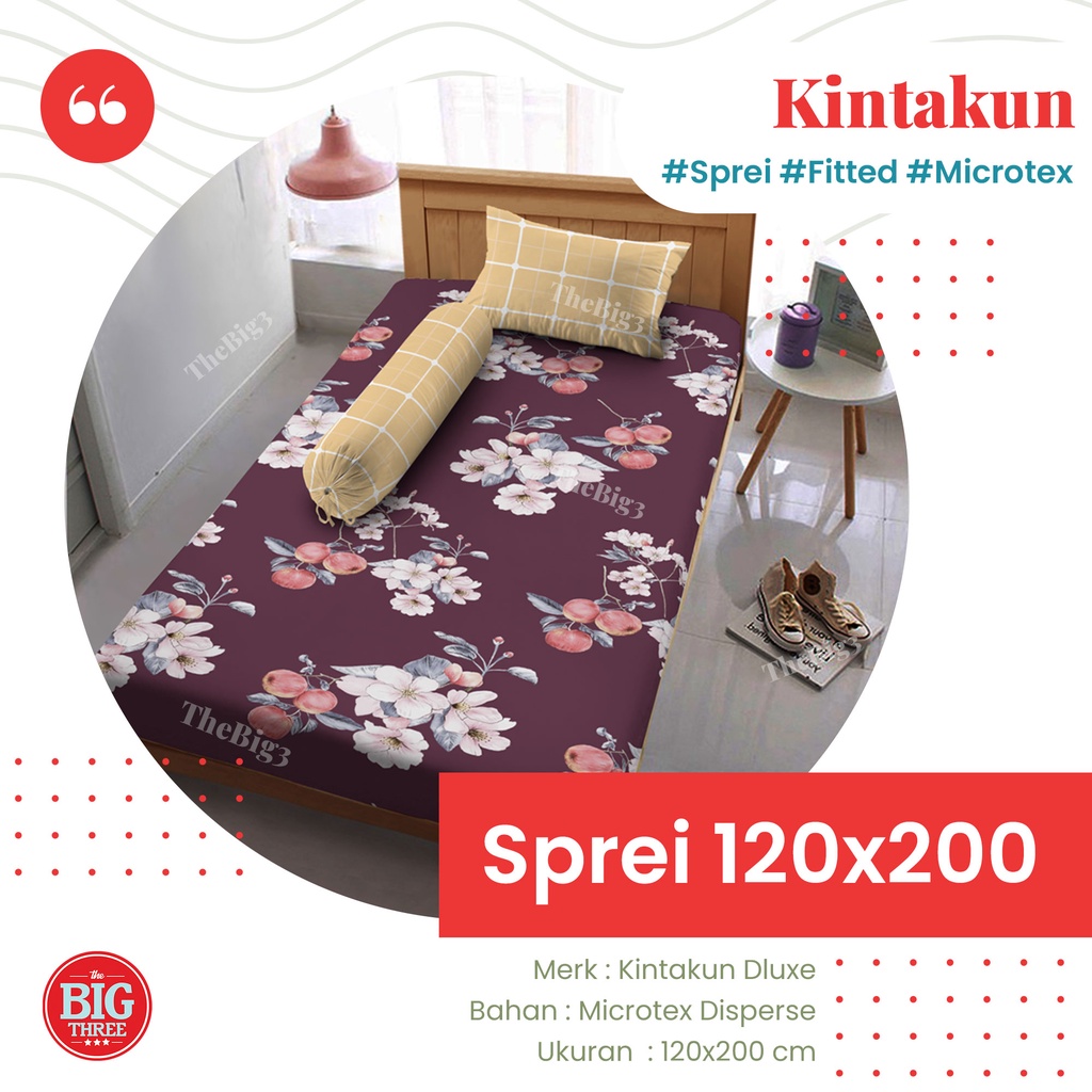 KINTAKUN Sprei 120x200 motif Axel Alisa Akma Bena Elva Kartika Tiwi Hanum Gian Gista Bakula Jeju Utari Citra Gian Clara Rena - Single 120 SP - TBT