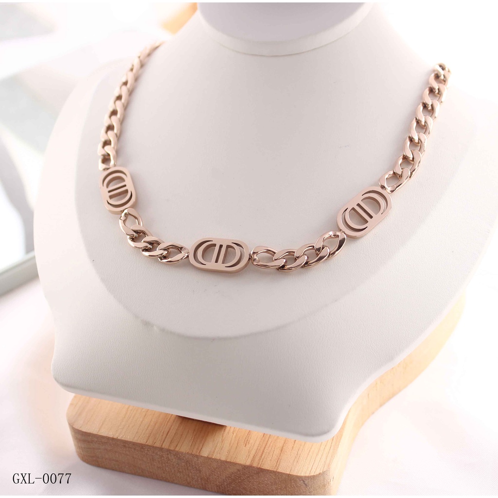 Set Kalung/Gelang  Titanium Perhiasan Fashion 0077