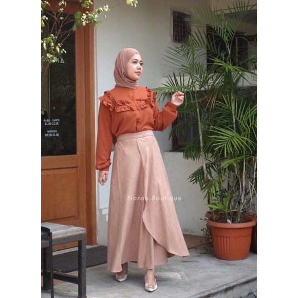 HERA SKIRT CORDUROY / ROK WANITA KEKINIAN MODEL PAYUNG