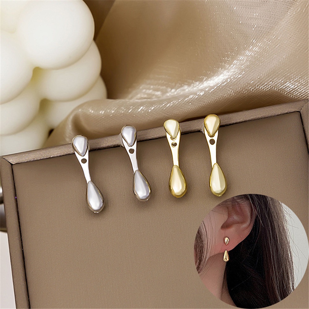 【COD Tangding】INS Water Drop Earrings Simple Small Tears Beads Earstuds Fashion Accessories Jewelry