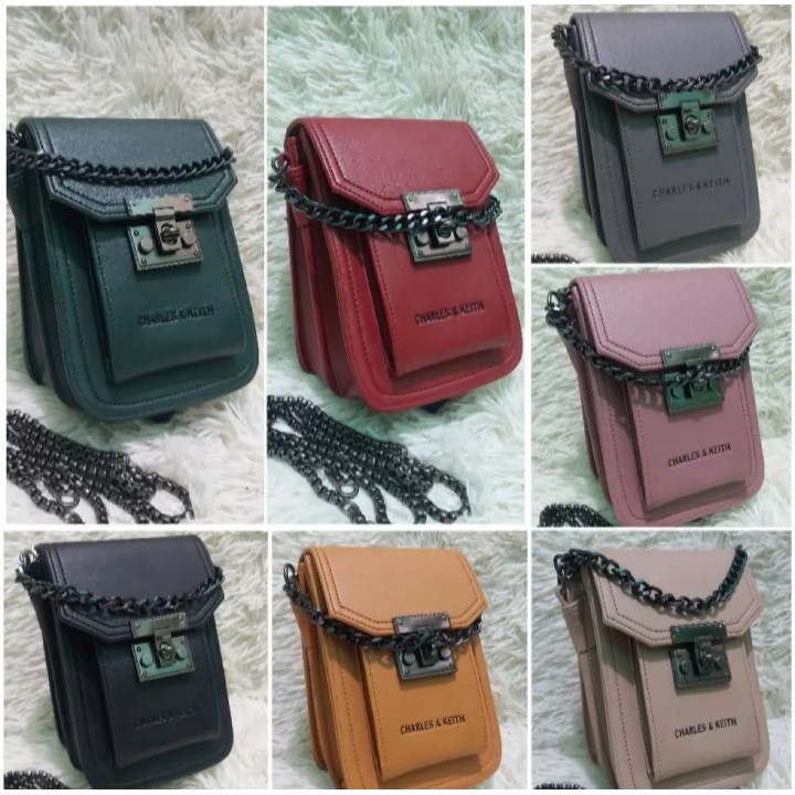 Tas slempang top handle//tas HP mini//tas fasion slempang kekinian