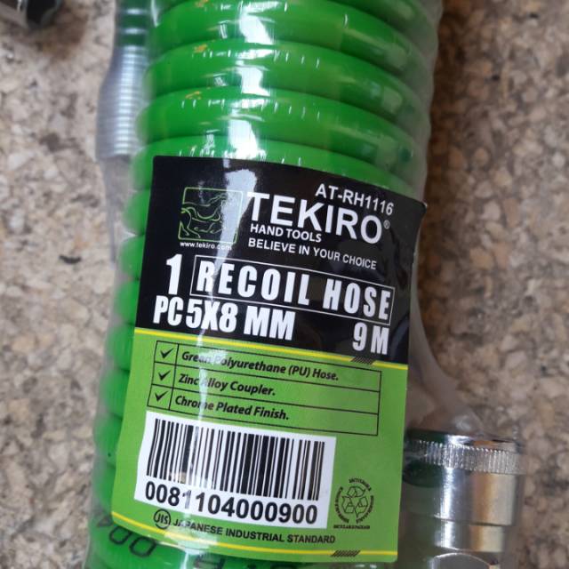 selang rekoil tekiro 9 meter selang kompresor