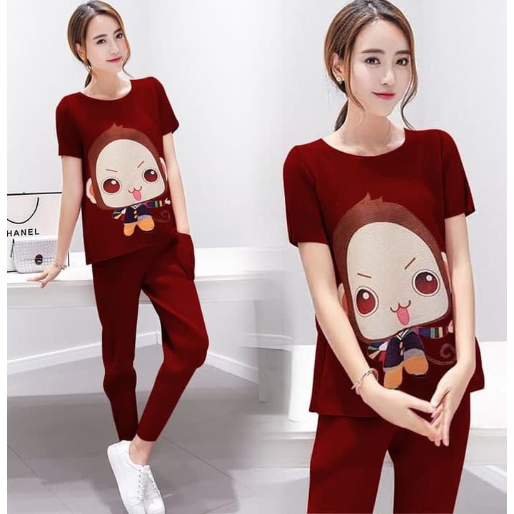 Senly Set Setelanwanita Kulot Longouter Arken Ml22 Baju Setelan Cewek  JZ397  Set Paula Maron [Setel
