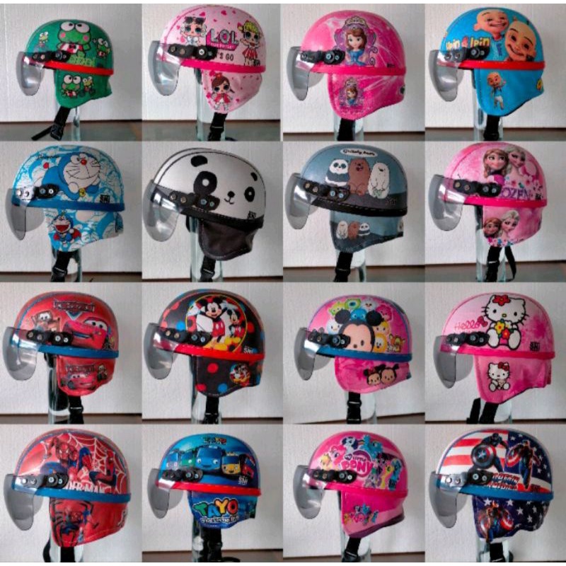 HELM ANAK SINCAN KARAKTER USIA.1-4.tahun