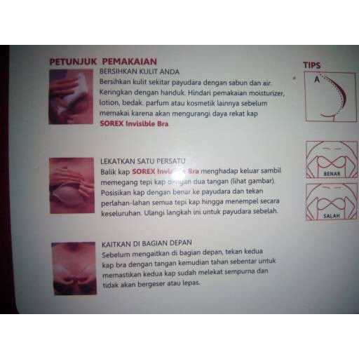 SILICON  Sorex IB 001 IB001- Invisible Bra Tanpa Tali BH Tempel Silicon Sorex IB 001 Dijamin Murah - BRA PESTA TANPA TALI BRA TEMPEL / NEMPEL - SILICON MEREK -YT COLLECTION