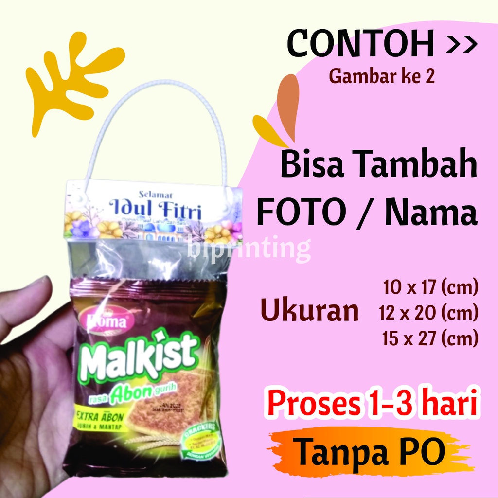 

PLASTIK SNACK LEBARAN - Tas Snack Lebaran bisa CUSTOM