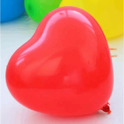 Balon Hati Polos Isi 100pcs Banyak warna/Balon Love /Balon Dekorasi /Balon Latex