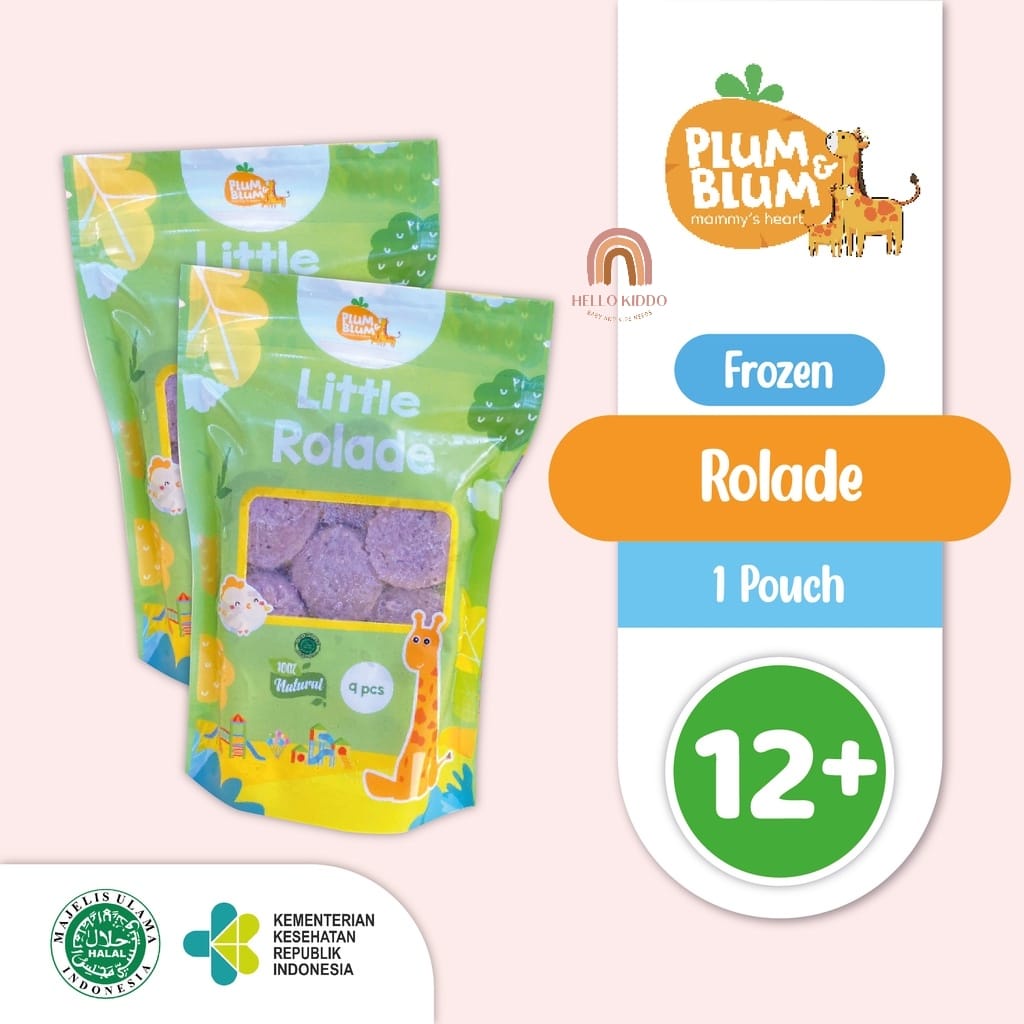 

PLUM&BLUM FROZEN LITTLE ROLADE DAGING SAPI AYAM NO MSG 9PCS LAUK SIAP SAJI FINGER FOOD