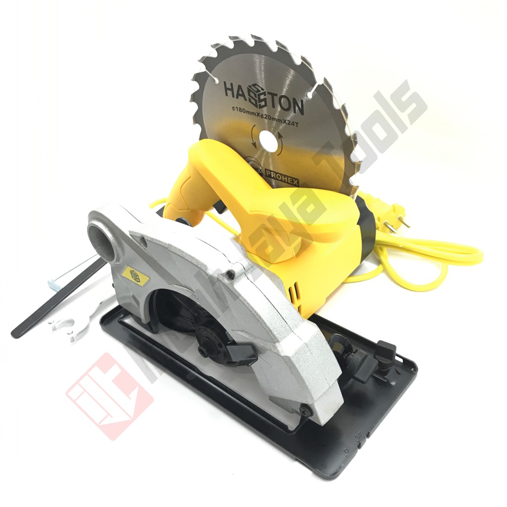 HASSTON PROHEX  3120-001 Mesin Circular Saw 7 Inch - Mesin Potong Kayu Sirkel Circle