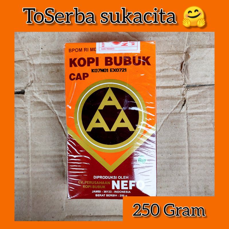 

Kopi Bubuk Cap AAA .. 250 Gram