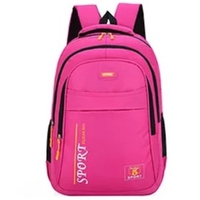 Tas Sekolah Anak Laki-laki Anak Prempuan Backpack Sekolah anak SMA KULIAH MAHASISWA-PINK