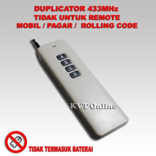 Sale Remote duplicator AK-KB4000-4 ABCD 4CH 433MHz KVT shopee