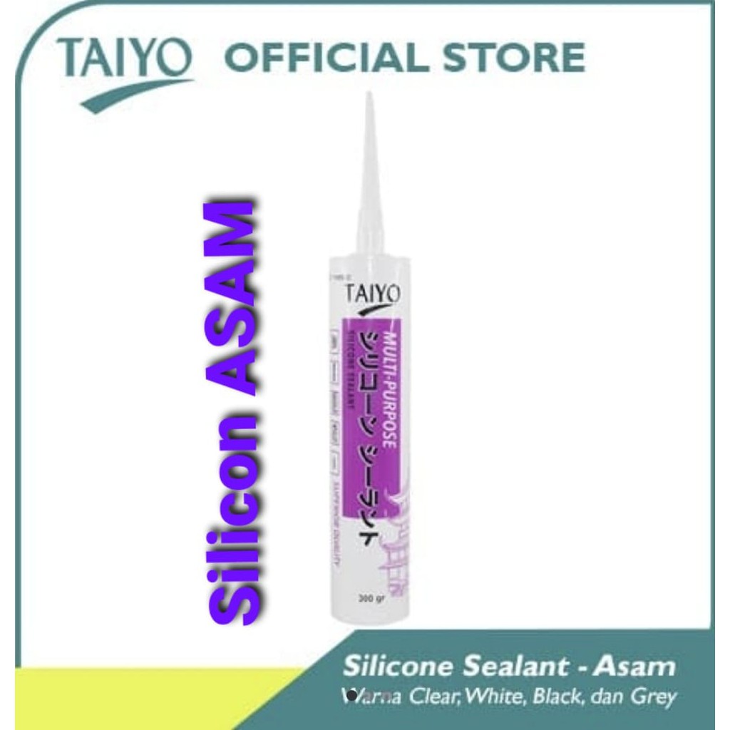 Taiyo lem KACA Silicone Sealant ASAM  300 ml