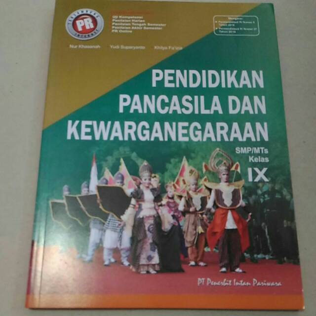 Buku PR PPKN kelas 9