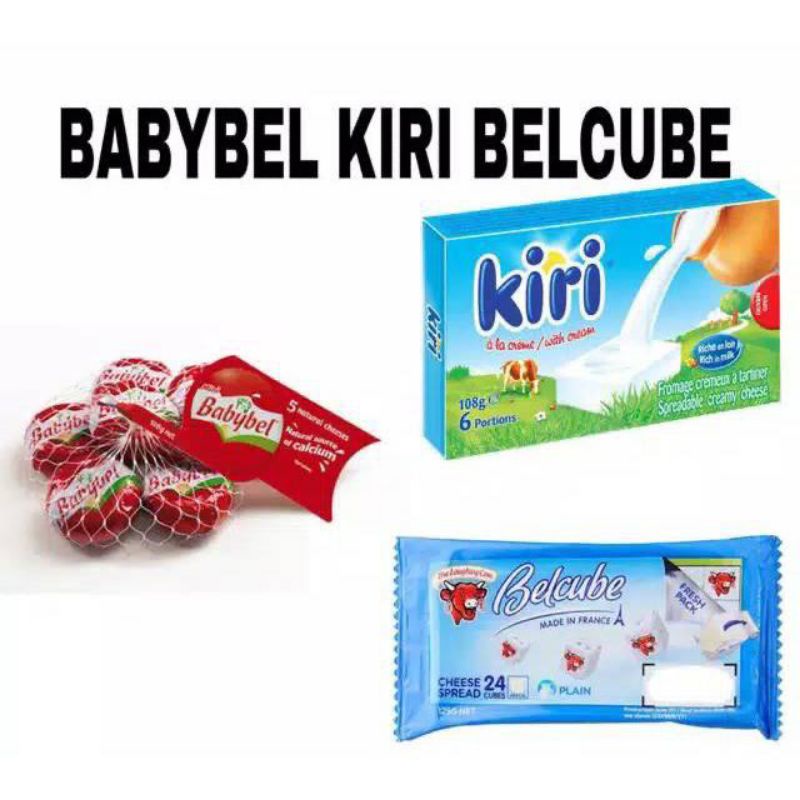 

SATUAN TRIAL Belcube Babybel Kiri Laughing cow