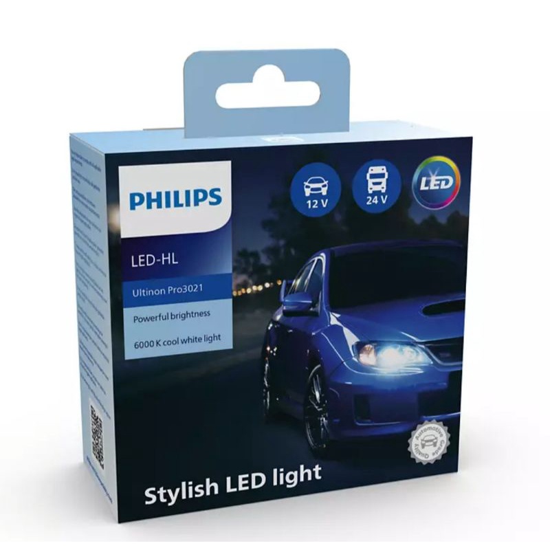 Bohlam H4 LED - HL - Original PHILIPS Ultinon Pro3021