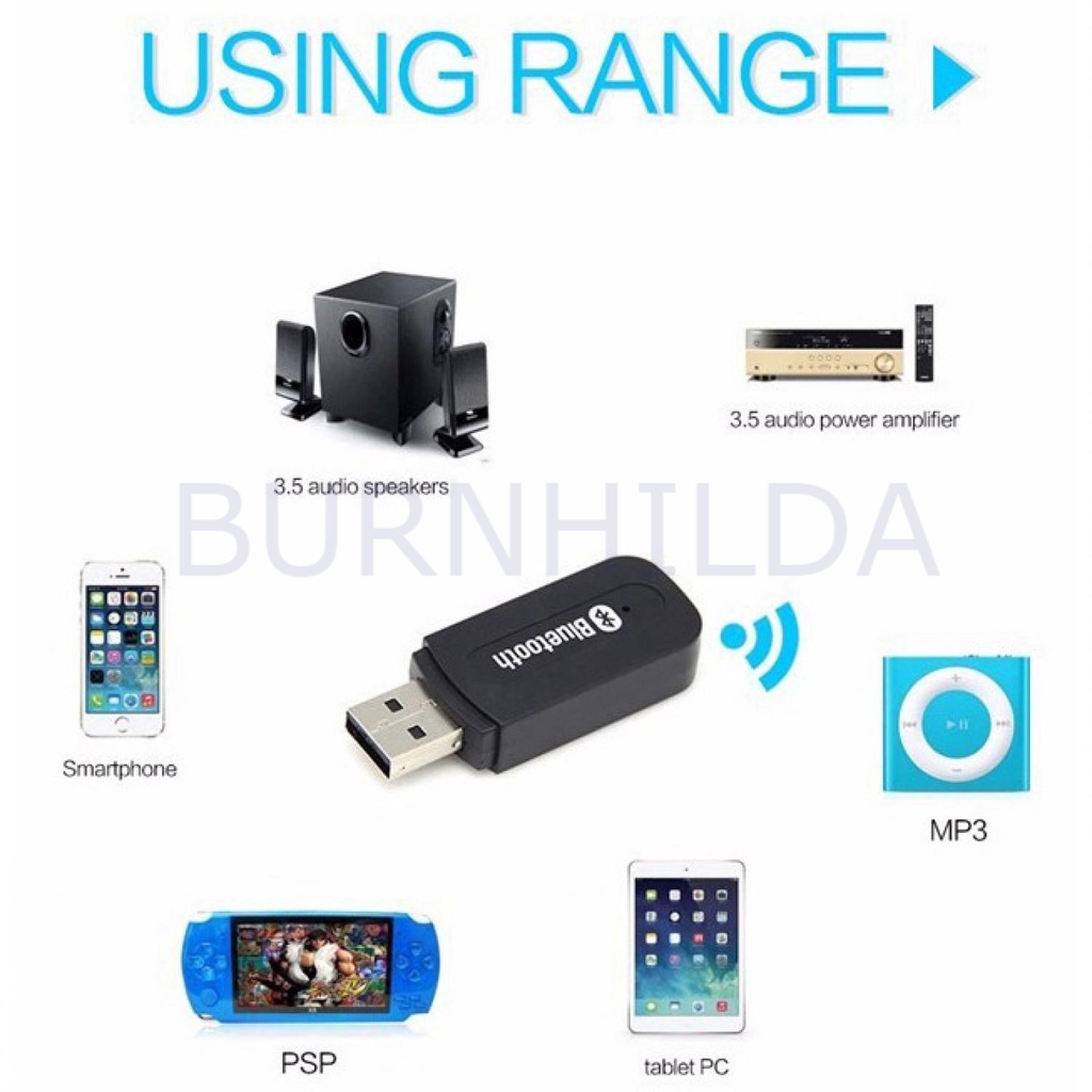 Wireless Bluetooth Receiver Mobil mobil motor burnhilda