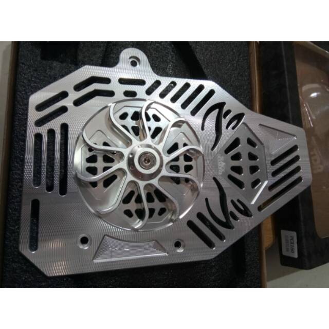 COVER RADIATOR KIPAS PCX 150 BLACK DIAMOND