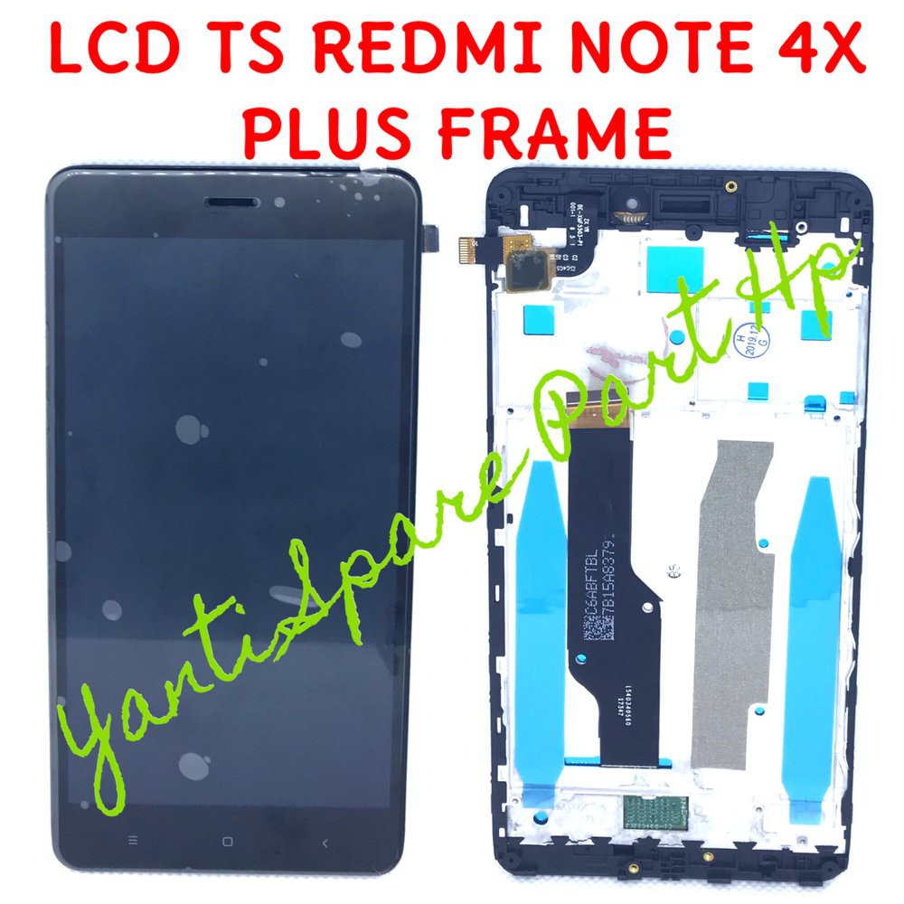 Lcd Touchscreen Xiaomi Redmi Note 4X Fullset Plus Frame Original New