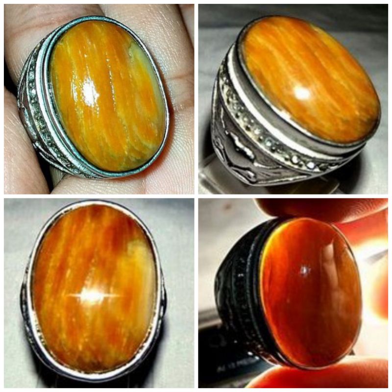 cincin batu akik fosil kayu galih kelor kristal (349)