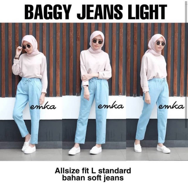 CELANA  BAGGY  JEANS  Shopee Indonesia