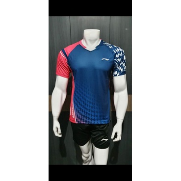 Jersey Badminton Lining L21028A Baju Kaos GO Import