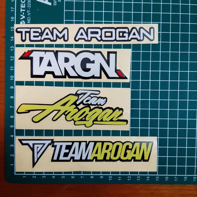 

Stiker Team Arogan Stiker Cutting